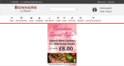 Desktop Screenshot of bonnersthebutchers.co.uk